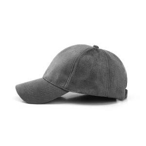 Faux suede baseball caps wholesale