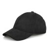 Faux suede baseball caps wholesale