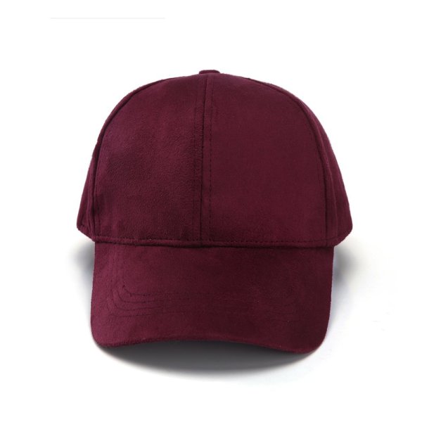 Faux suede baseball caps wholesale