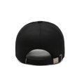 black cotton baseball cap