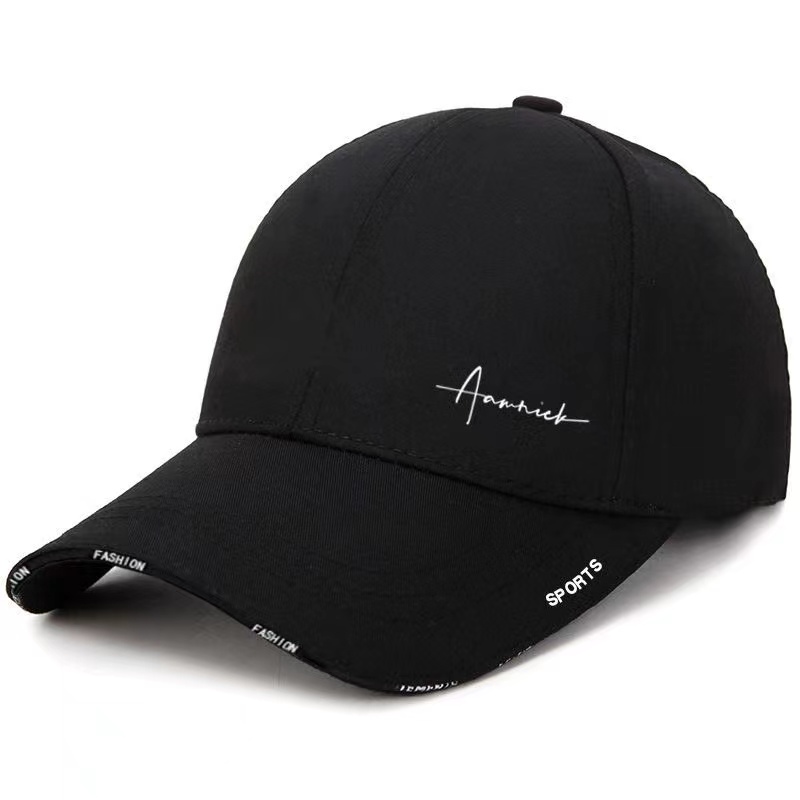custom black baseball cap