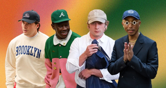 Why do so many Americans wear baseball caps?