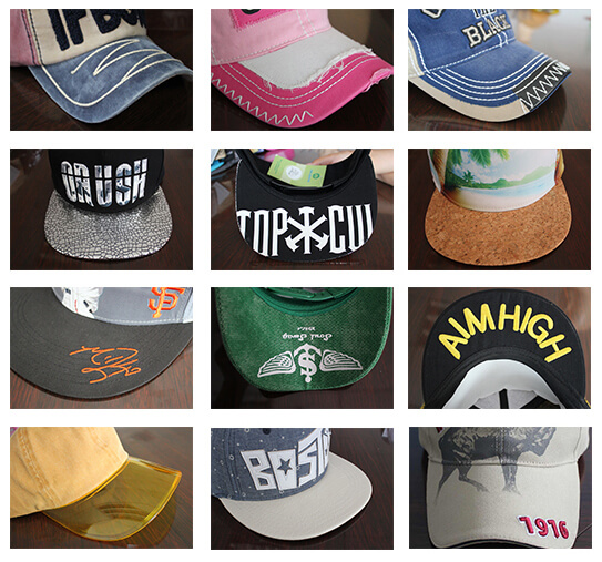 customize cap visor