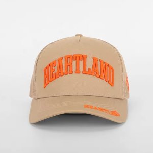 brown trucker hat