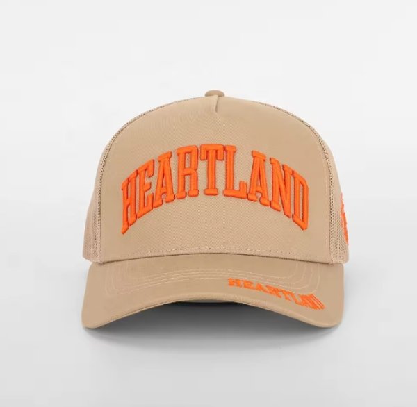 brown trucker hat