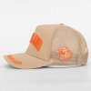 brown trucker hat