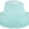 frayed edge bucket hat