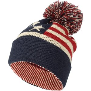 knit beanie with pom