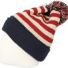 knit beanie with pom