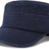 short bill military hat