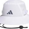 wide brim bucket hat