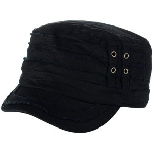 distressed look baseball cap