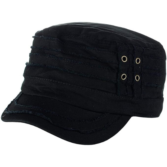 distressed look baseball cap