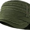 distressed look ball caps