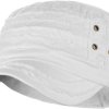 distressed look ball caps