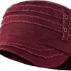 distressed look baseball caps
