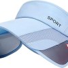 large brim sun visor cap