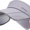large brim sun visor cap