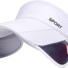 large brim sun visor caps