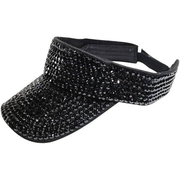 rhinestone visor hats