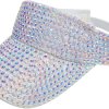 rhinestone visor caps