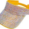rhinestone visor caps