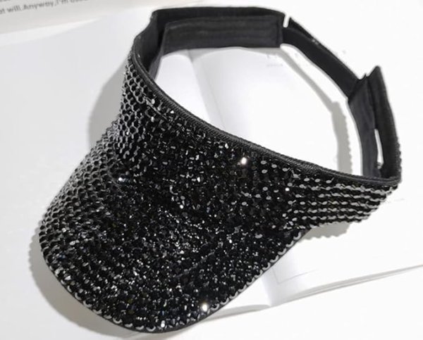 rhinestone visor hats