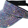 rhinestone visor hat
