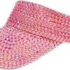 rhinestone visor hat