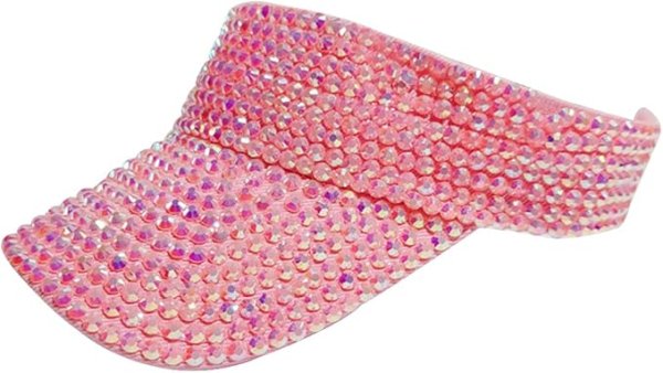 rhinestone visor hat