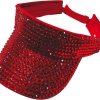 rhinestone visor caps