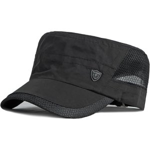 short brim ball cap