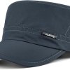 short brim baseball cap