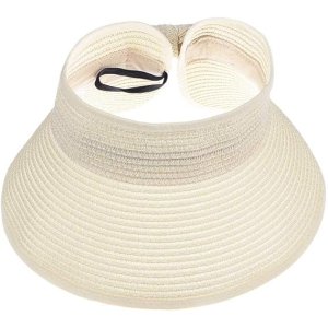 sun hat visor straw