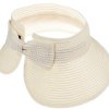 sun hat visor straw