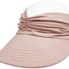wide brim foldable sun cap
