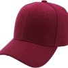 plain color cap