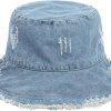 washed cotton bucket hats