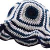 colorful knit bucket cap