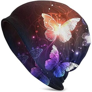floral print beanie