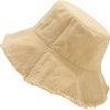 frayed edge sun cap