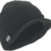 knit visor hat
