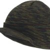 knit visor hat