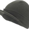 knit visor cap