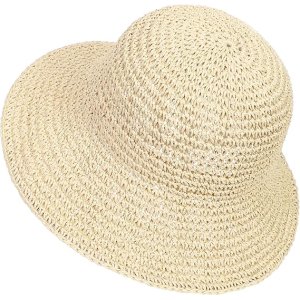straw bucket sun hat