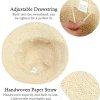 straw bucket sun hat