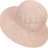straw bucket sun cap