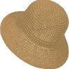 straw bucket sun cap