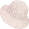 straw bucket sun cap