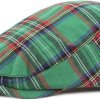 checkered flat cap